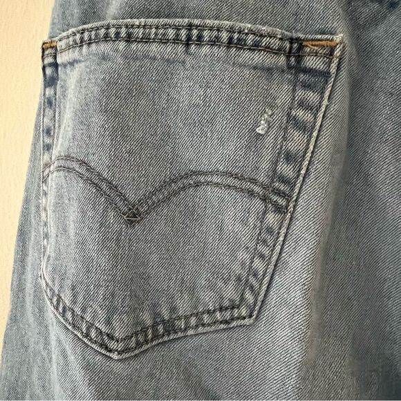 Levi’s 505 Jeans Men’s Classic Broken-In Levi Denim Jeans Work Size 33 - Picture 4 of 7